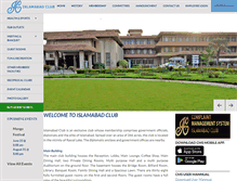 Tablet Screenshot of islamabadclub.org.pk